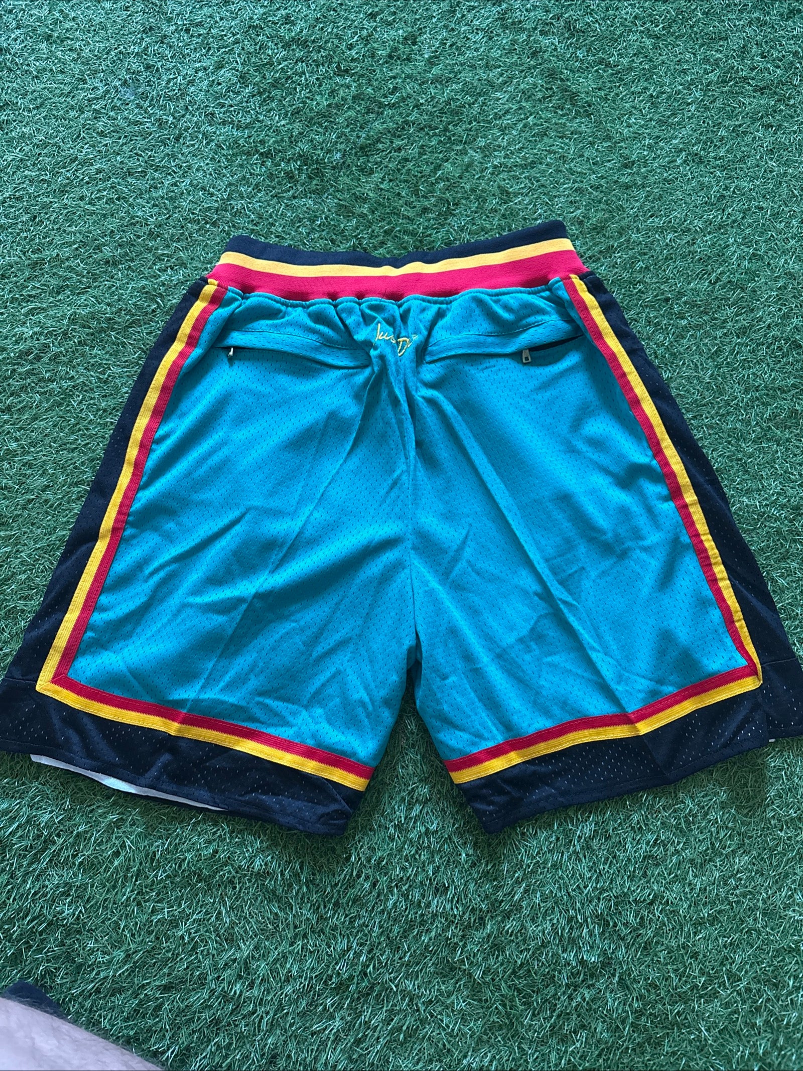 Detroit Pistons Teal Horsehead Shorts