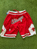 Chicago Bulls Red Script Shorts