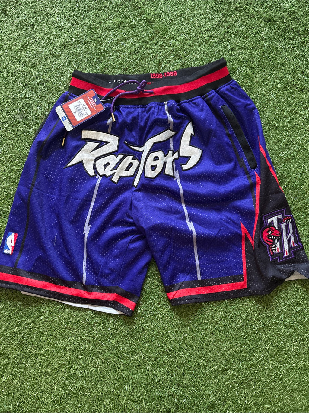 Toronto Raptors Purple Throwback Shorts