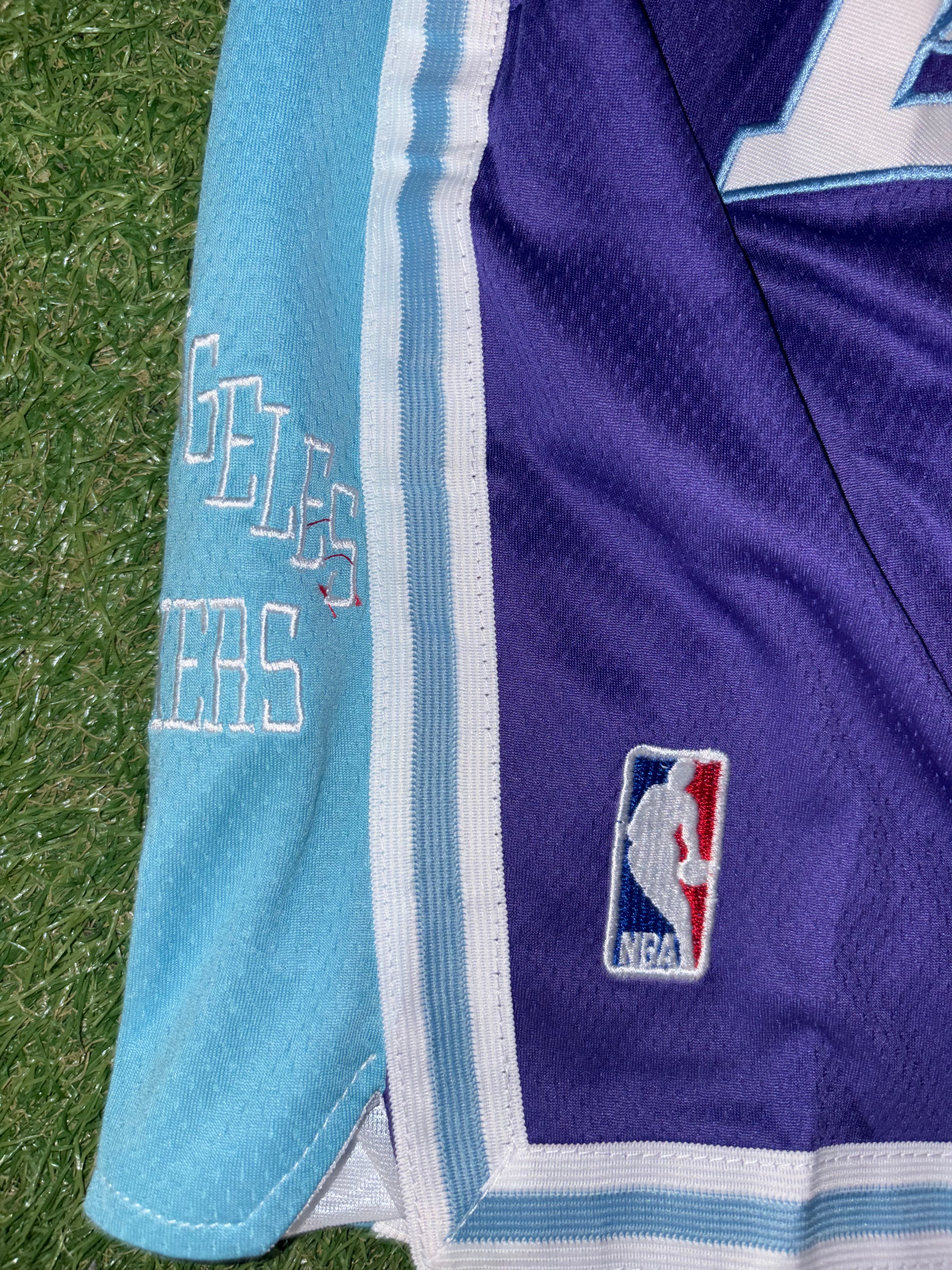 Los Angeles Lakers Purple & Blue Throwback Shorts