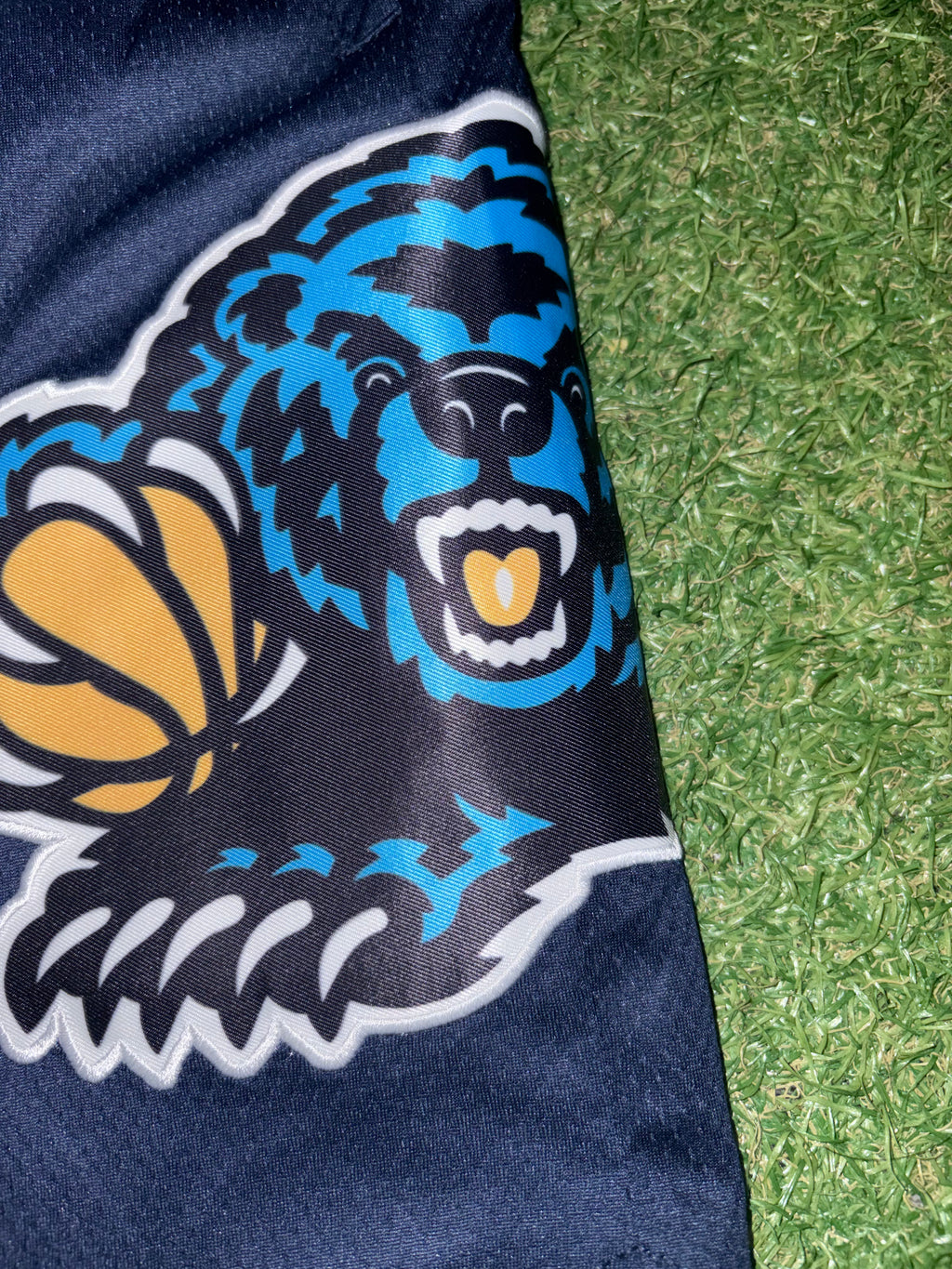 Memphis Grizzlies Navy Throwback Shorts