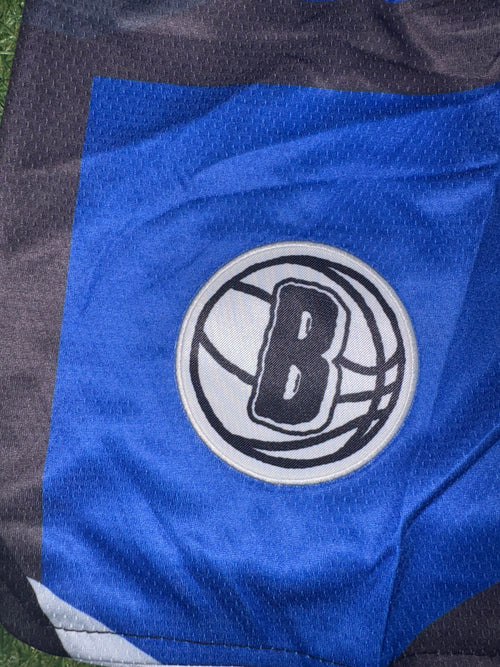 Brooklyn Nets Retro Geometric Basketball Shorts