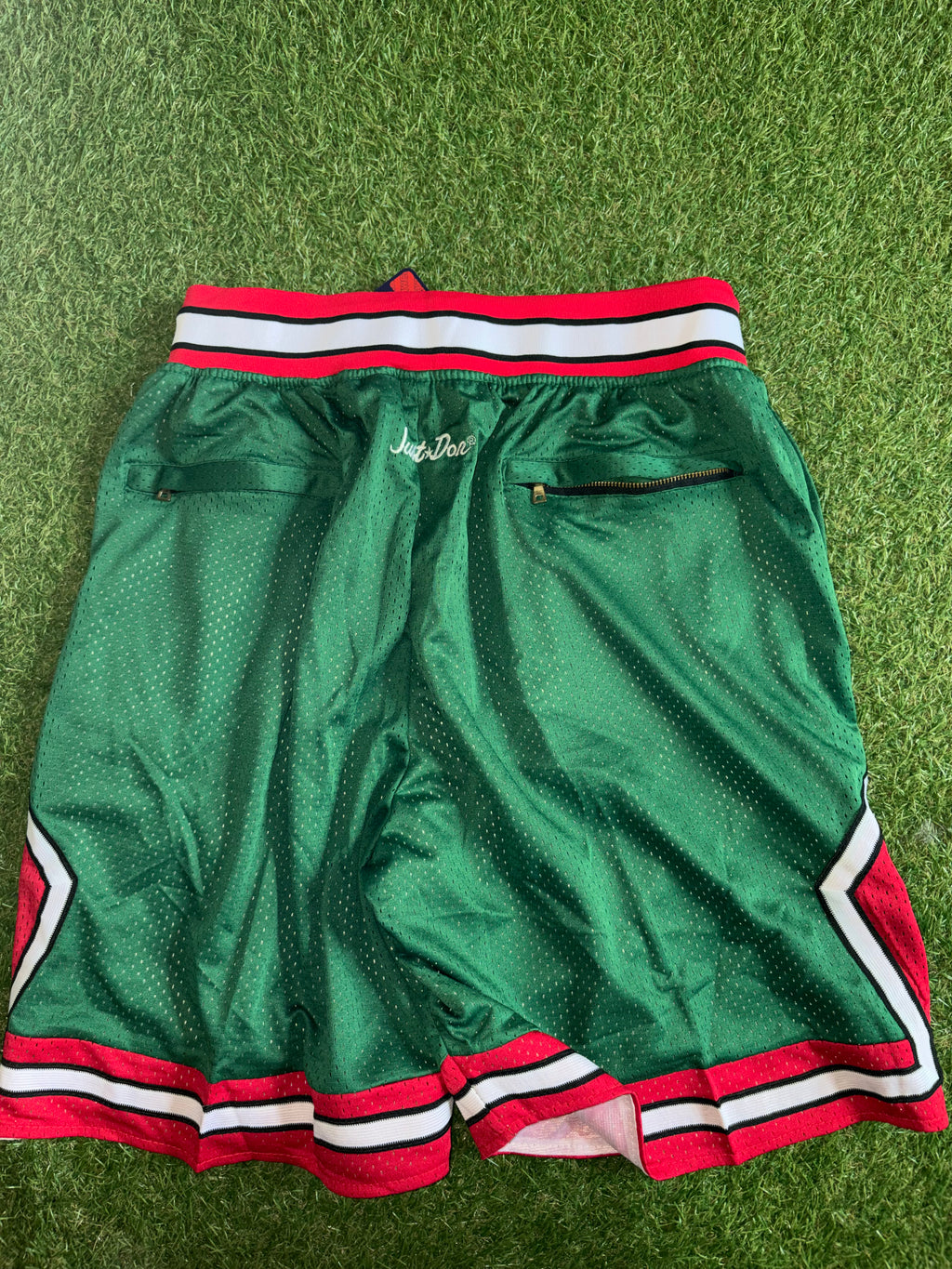 Chicago Bulls Emerald Green Retro Basketball Shorts