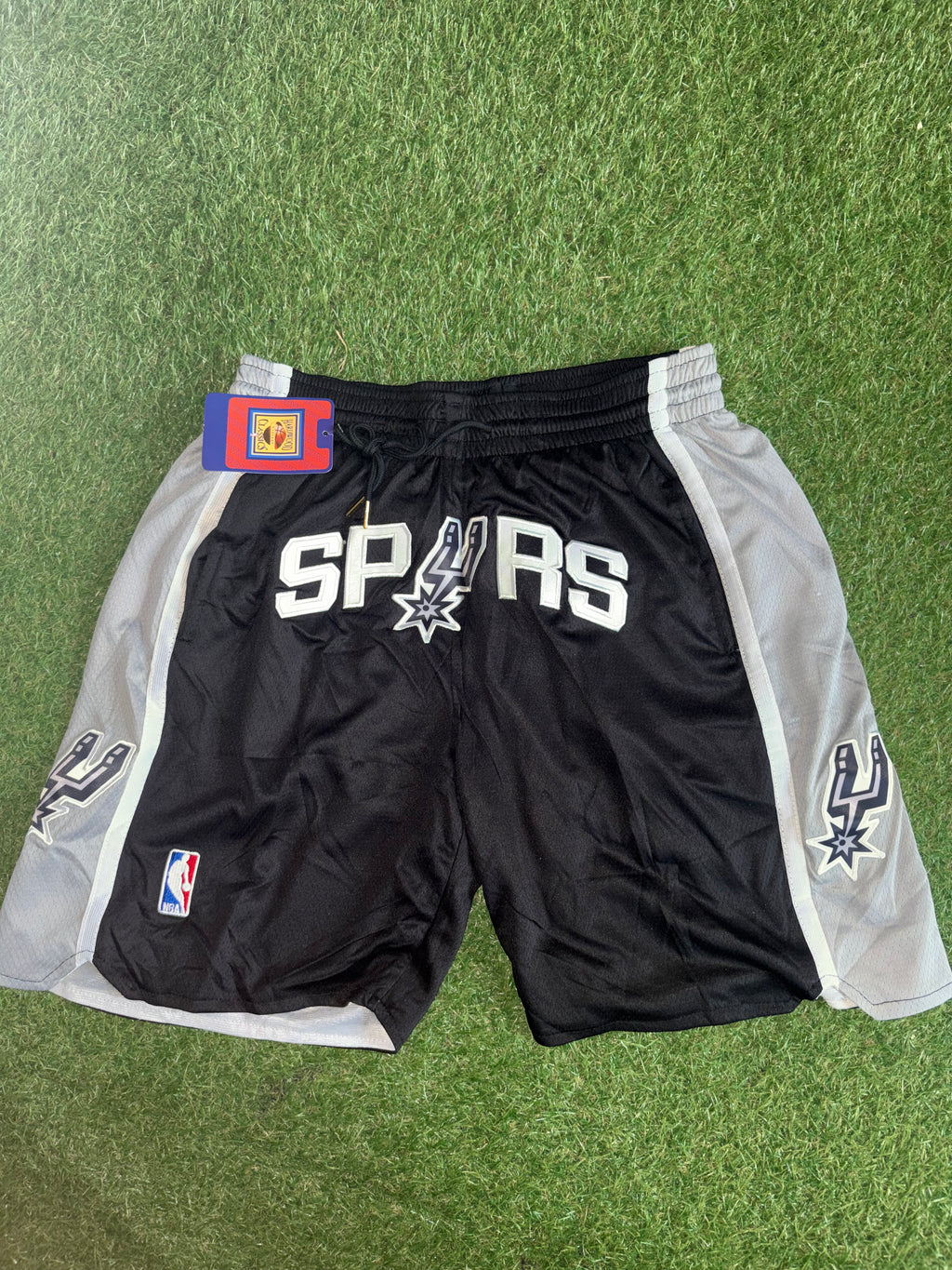 San Antonio Spurs Classic Black Retro Basketball Shorts