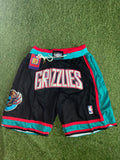 Vancouver Grizzlies Retro Basketball Shorts