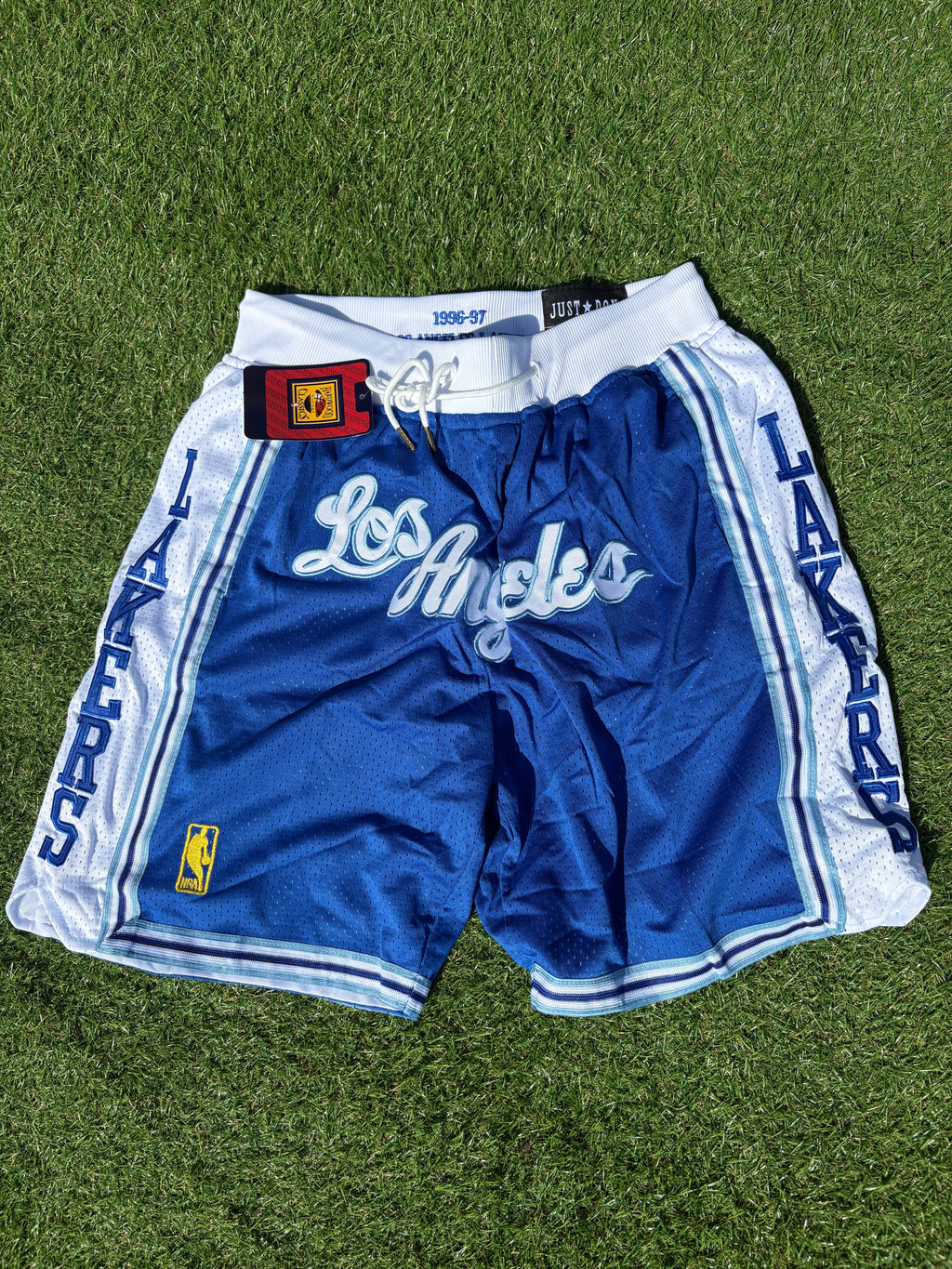 Los Angeles Lakers Blue 1996-97 Shorts