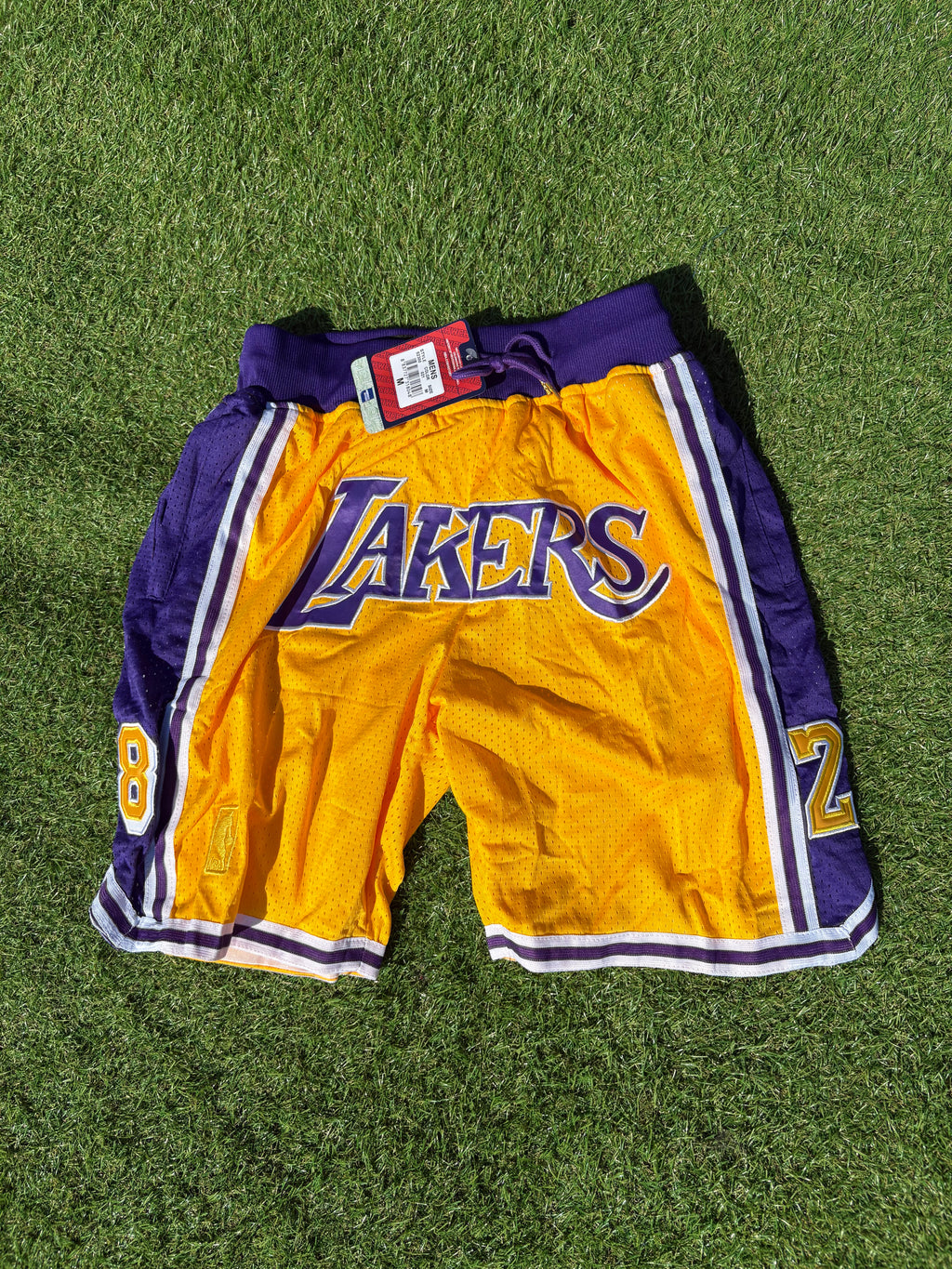 Los Angeles Lakers Gold Retro Shorts