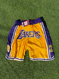 Los Angeles Lakers Gold Retro Shorts