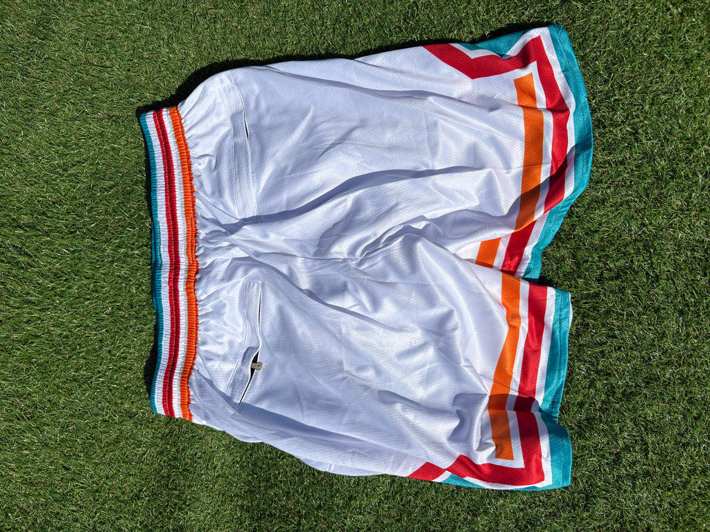 San Antonio Spurs White Fiesta Shorts