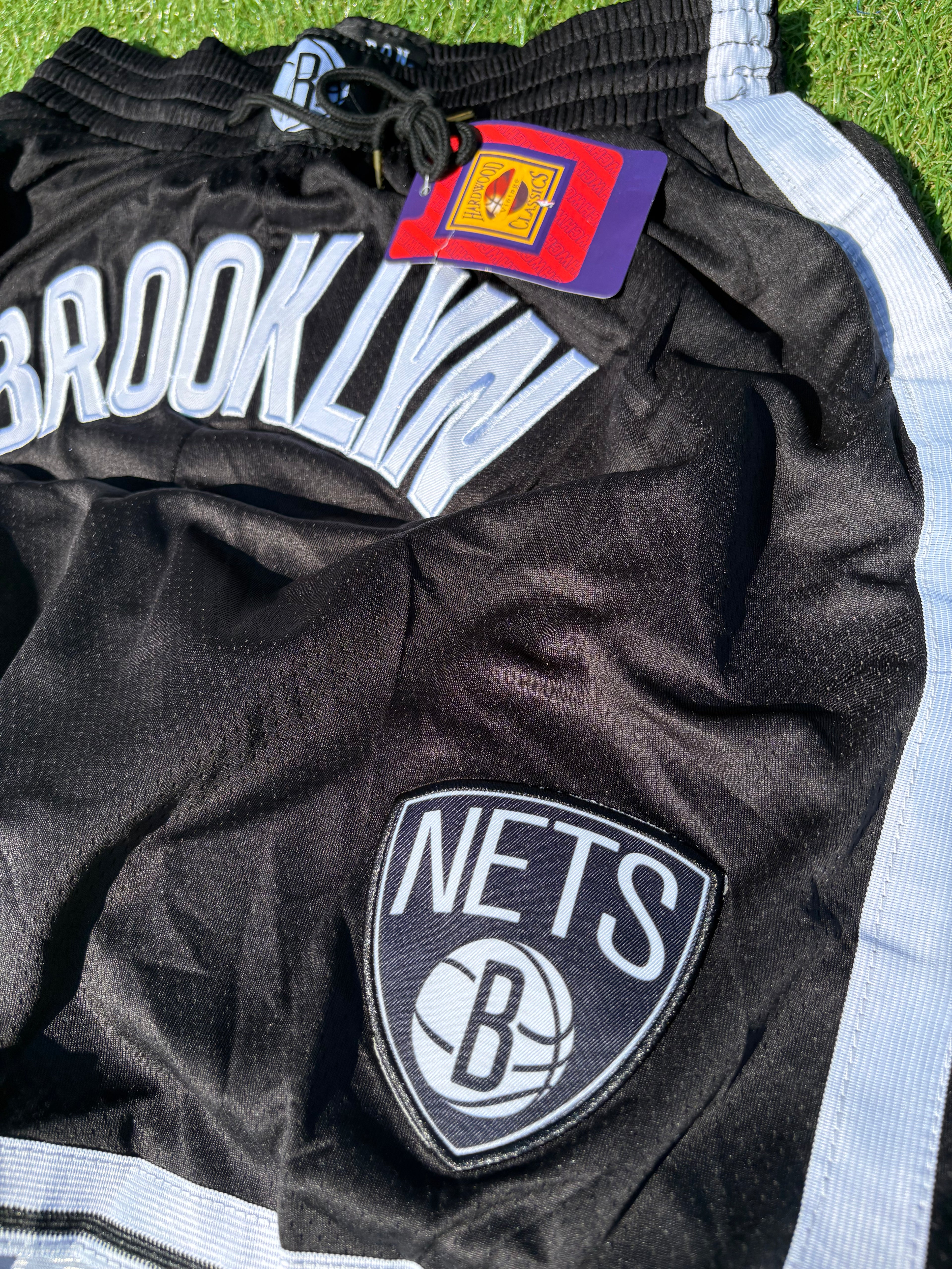 Brooklyn Nets Black Basketball Shorts