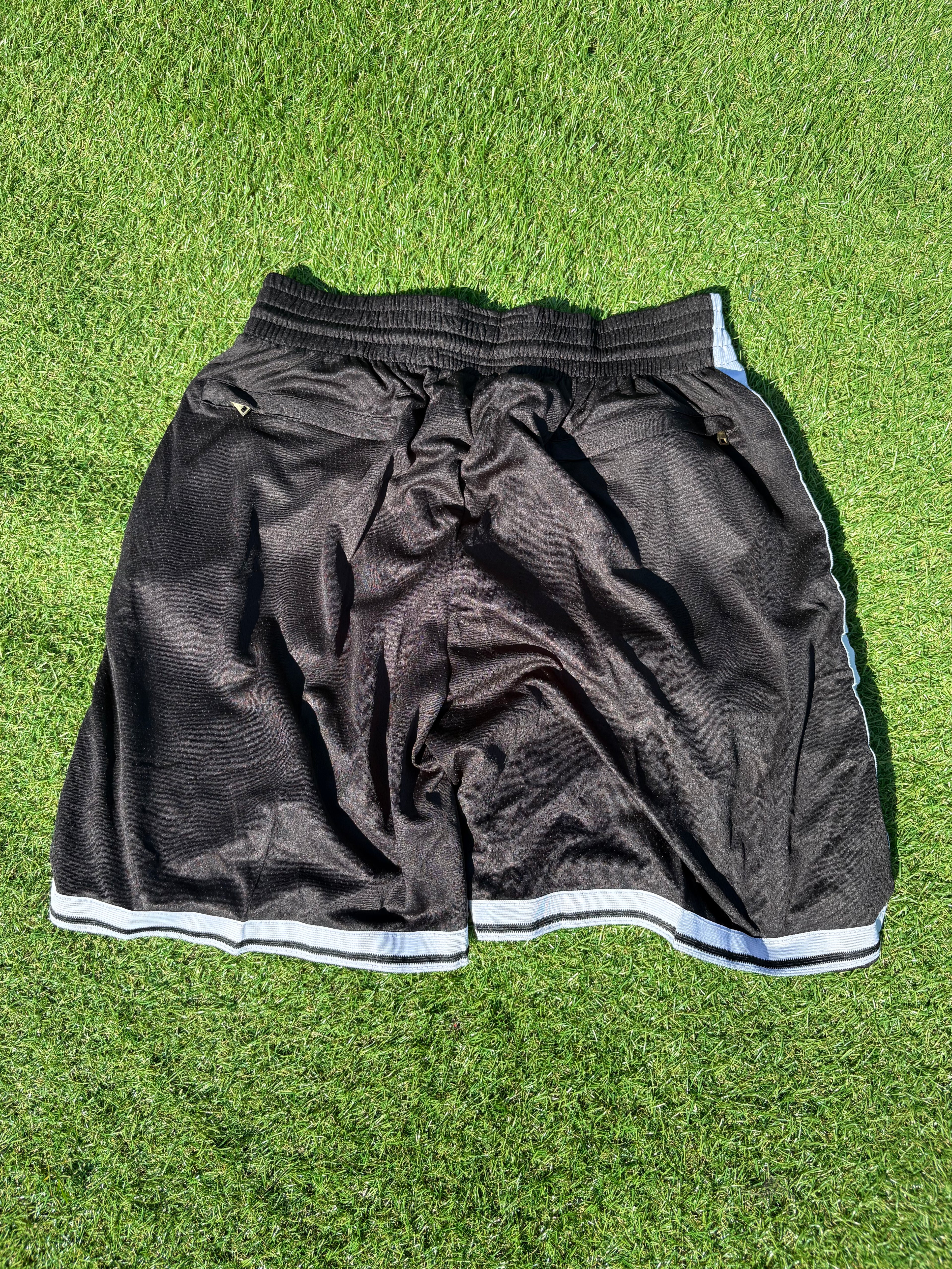 Brooklyn Nets Black Basketball Shorts