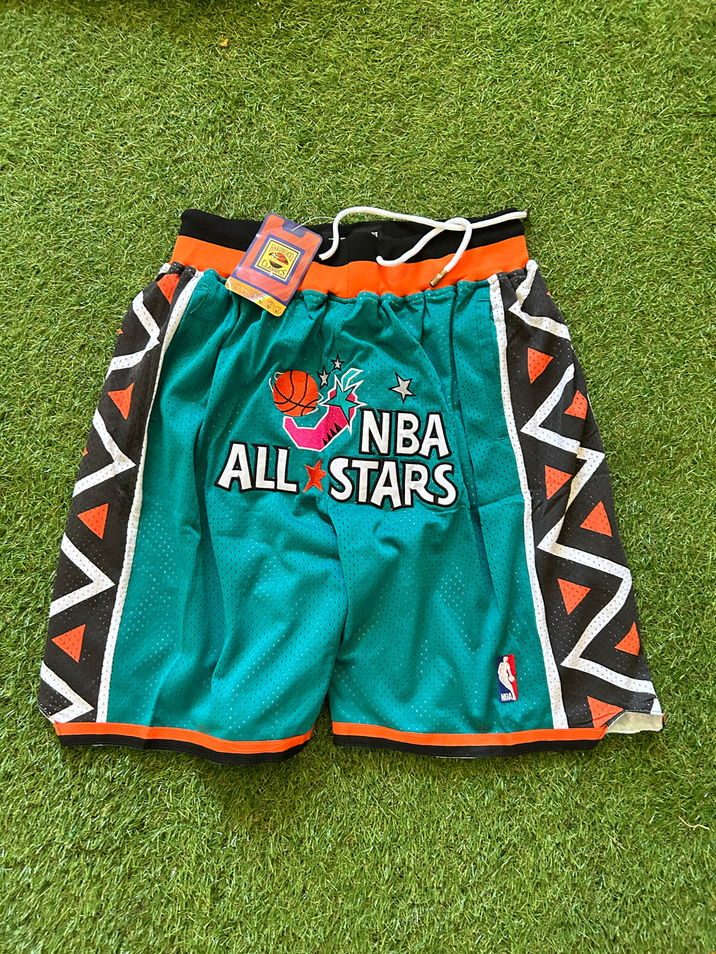 NBA All-Star Teal Throwback Shorts