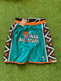 NBA All-Star Teal Throwback Shorts