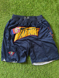 Golden State Warriors Throwback Logo Shorts