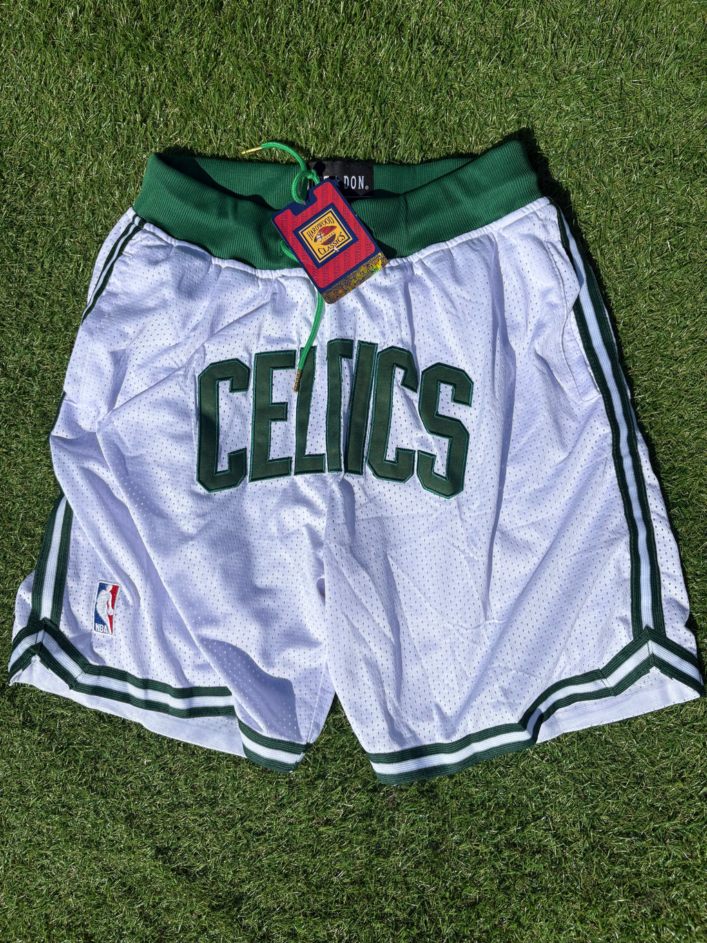 Boston Celtics Hardwood Classic White Shorts