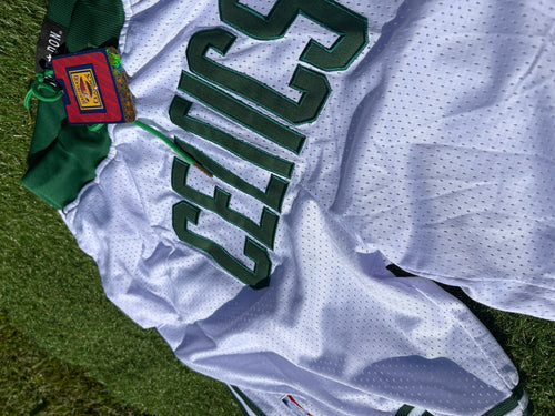 Boston Celtics Hardwood Classic White Shorts