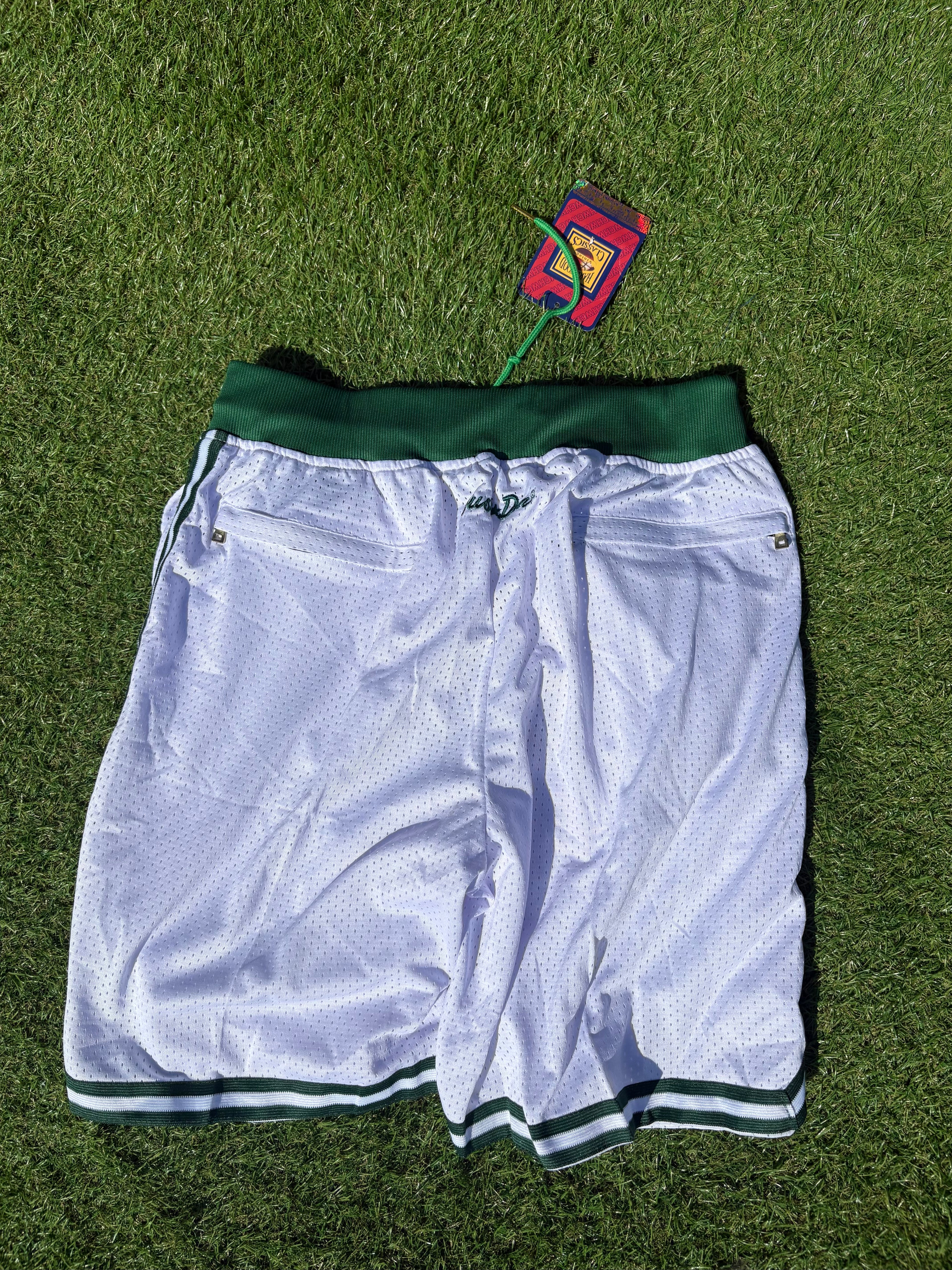 Boston Celtics Hardwood Classic White Shorts